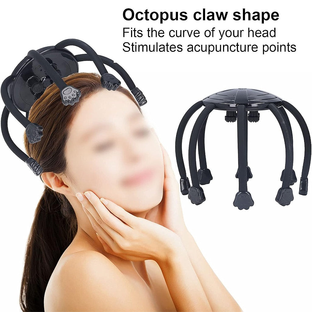 Electric Qctopus Head Massager