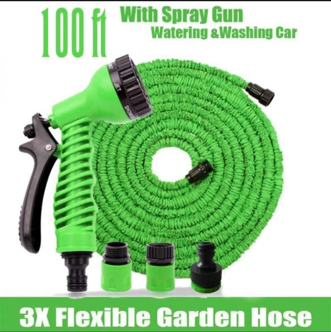 Magic Hose Pipe 100 Ft – Flexible Garden Hose